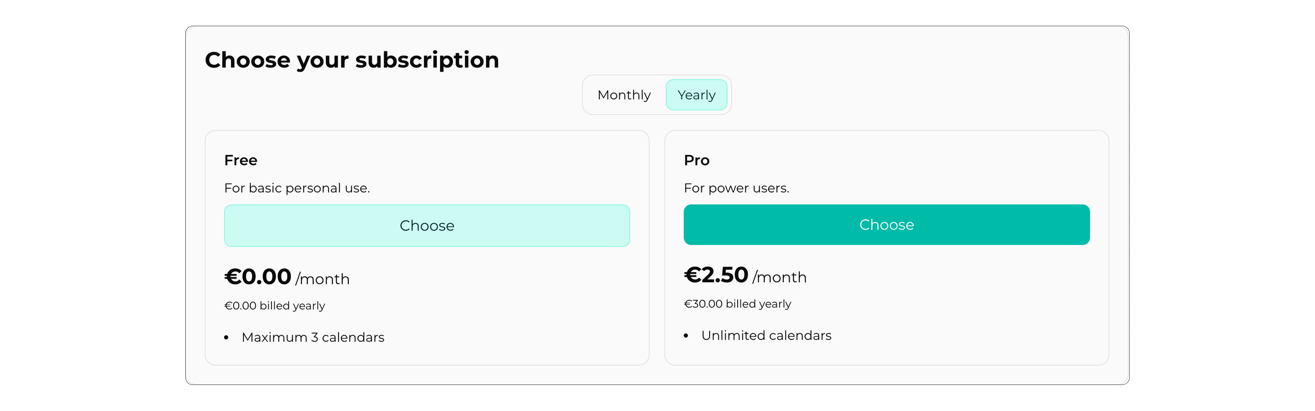 Subscriptions